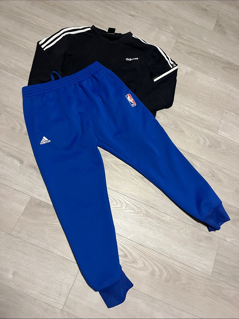 adidas Royal Blue NBA Logo Sweatpants